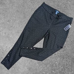 Verve Blues Filigree Tapered Trousers, Size XL